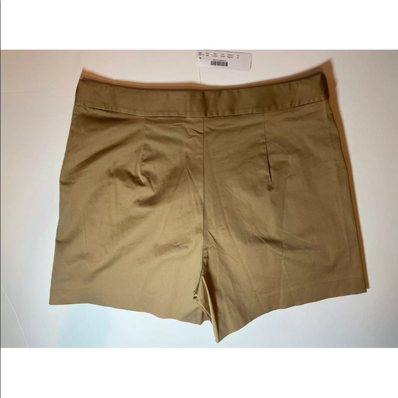 NWT J.CREW Women's Skort / Short Sz 8 Camel Cotton With Slight Stretch L1413 - Picture 5 of 10